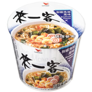 統一 來一客 鮮蝦魚板 杯麵(三杯裝)