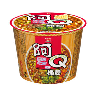 統一 阿Q桶麵  紅椒牛肉(三杯裝)