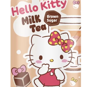 紅櫻花 Hello Kitty 奶茶 310ml（黑糖）