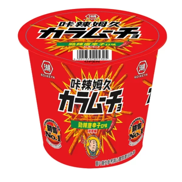 湖池屋 咔辣姆久 洋芋條 65g（勁辣唐辛子）