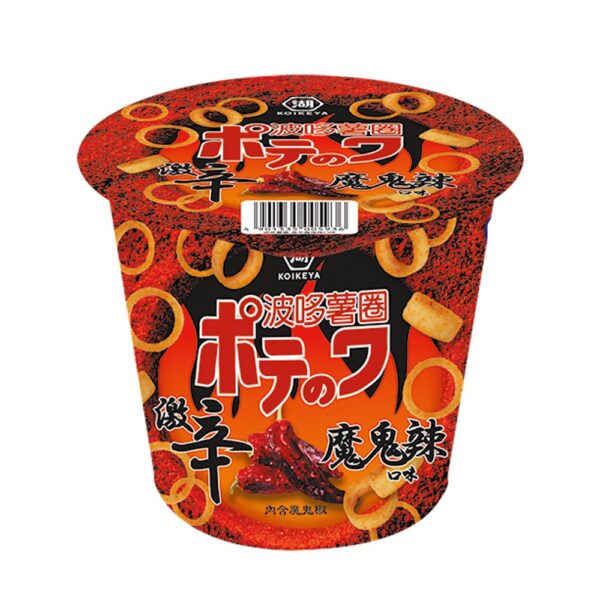 湖池屋 咔辣姆久 波哆薯圈 65g（激辛魔鬼辣）