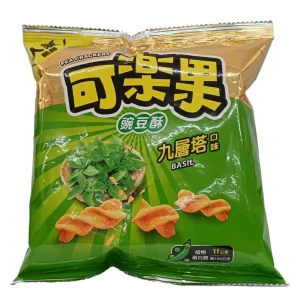 聯華 可樂果 九層塔口味 豌豆酥