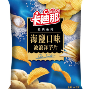 聯華 卡迪那 海鹽口味 波浪洋芋片