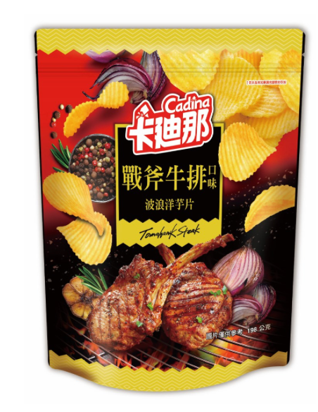 聯華 卡迪那 戰斧牛排口味 波浪洋芋片