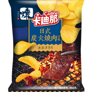 聯華 卡迪那 日式炭火燒肉口味 波浪洋芋片