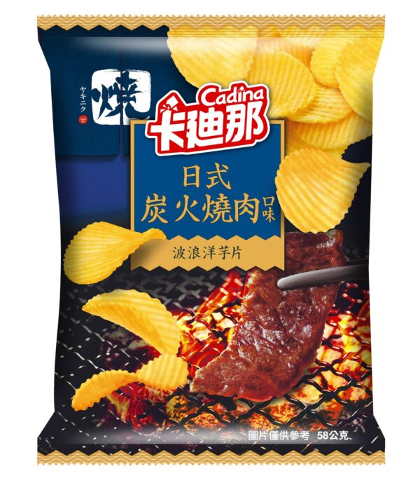 聯華 卡迪那 日式炭火燒肉口味 波浪洋芋片