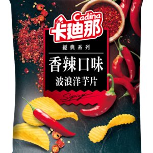 聯華 卡迪那 香辣口味 波浪洋芋片