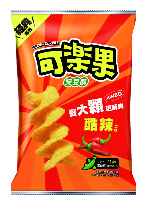 聯華 可樂果 ”大“ 豌豆酥 酷辣口味